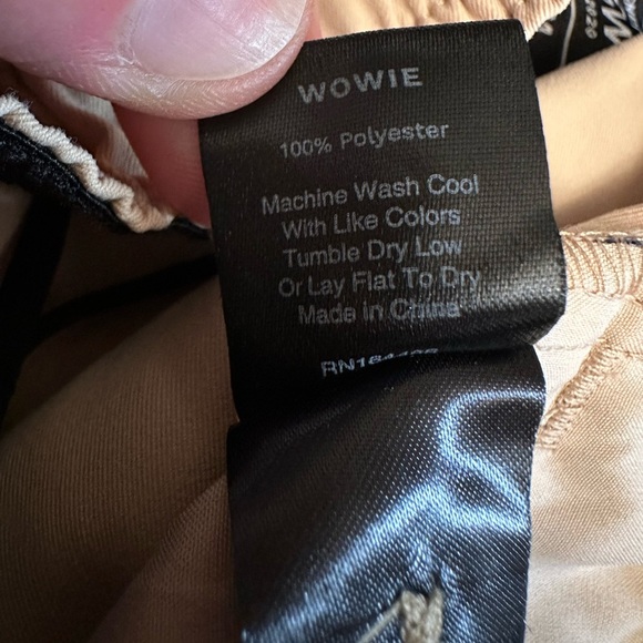 NWT Wowie Men’s Pants Medium Beige Cream Sapien Chino Stretch Drawstring Pull On - Picture 6 of 11